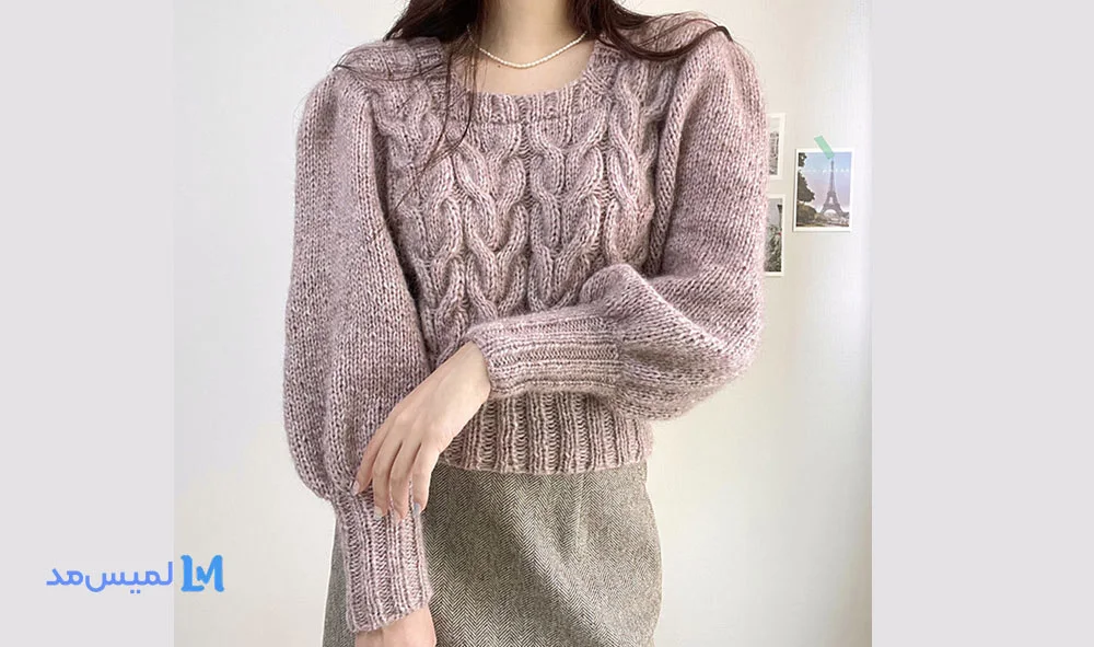 ژاکت کوتاه با آستین پفی