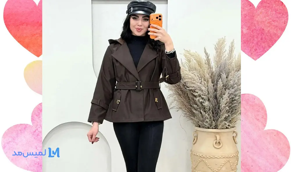 ترنچ کت بولدینگ کلاه دار